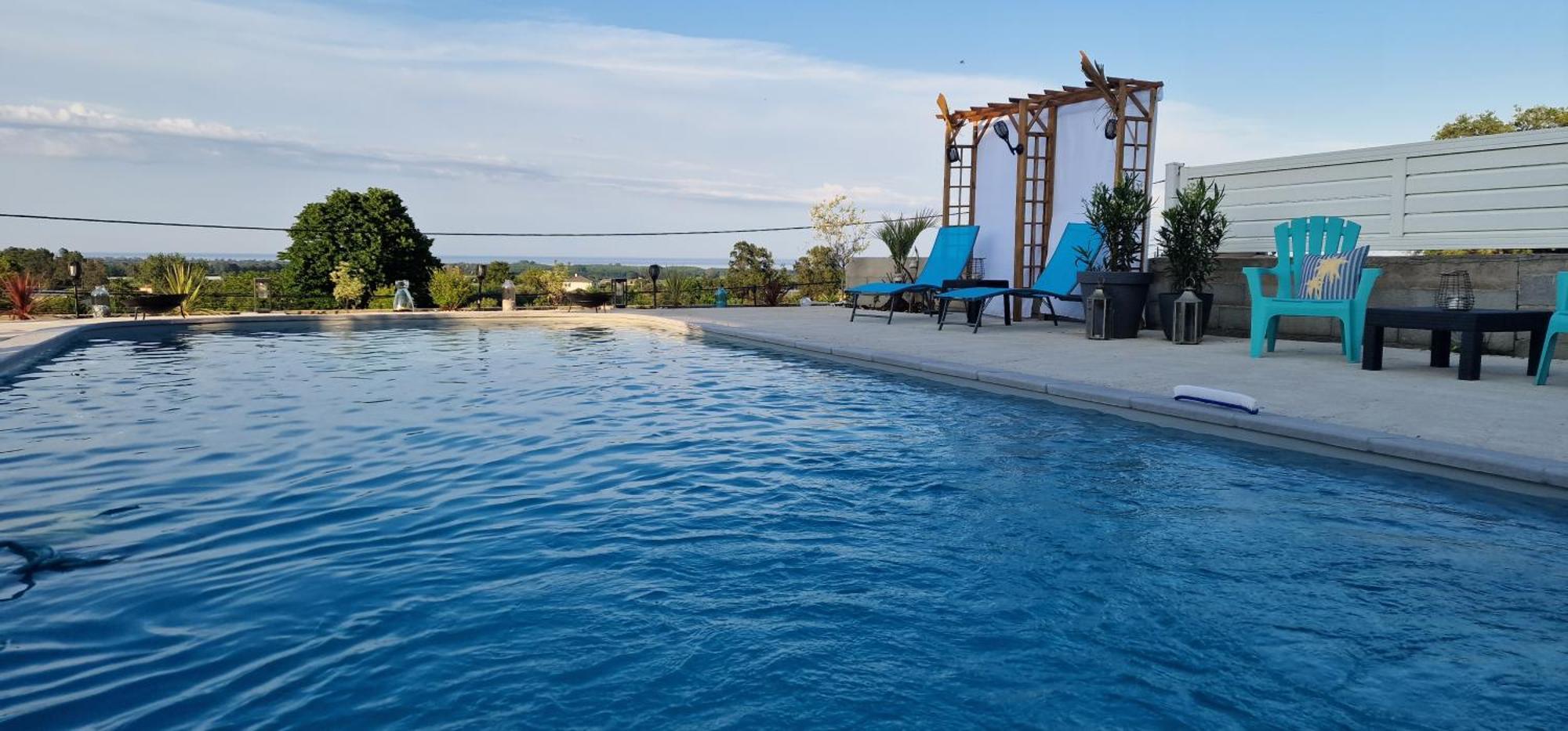 Villa Bistinetti Rez De Villa Tout Confort Avec Piscine Penta di Casinca Eksteriør bilde